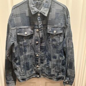 Unbranded Men's Blue and Navy Jacket
